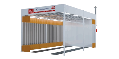 Пост подготовки к окраске Guangli GL522 с подогревом воздуха и пленумом
