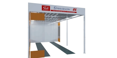 Пост подготовки к окраске Guangli GL522 с подогревом воздуха и пленумом