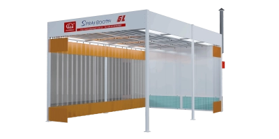 Пост подготовки к окраске с подогревом и верхним пленумом Guangli GL422