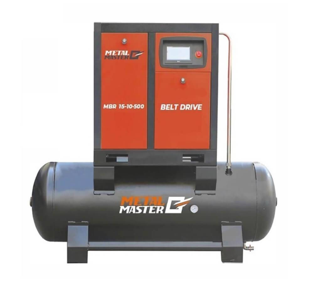 Компрессорная станция 2 в 1 с ременным приводом Metal Master MBR 22-10-500