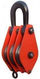 Блок монтажный трехрольный с ушком TOR HQLK 3-50 К3 50т