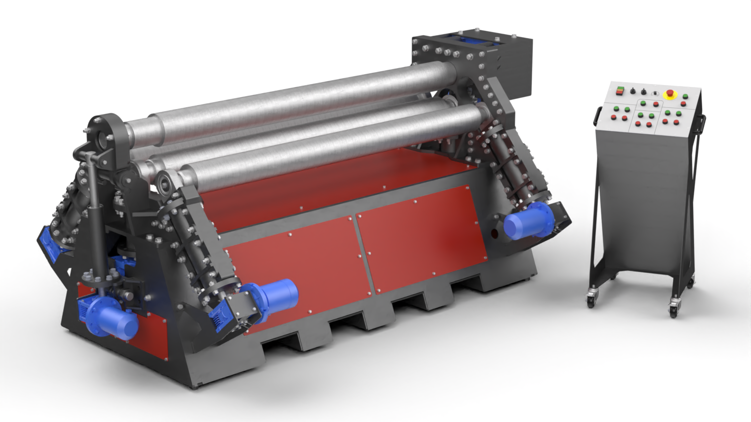 Станок Вальцы 4-х валковые RME-1300x4 мм