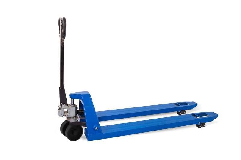 Тележка гидравлическая 2500 кг 1800 мм резиновые колеса TOR RHP