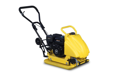 Виброплита TOR T-100 100,5 кг, 25кН Honda бак, коврик, колесный комплект