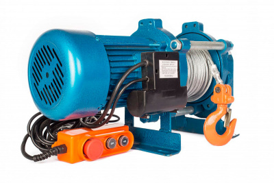 Лебедка TOR ЛЭК-500 E21 (KCD) 500 кг 380 В с канатом 100 м (J)