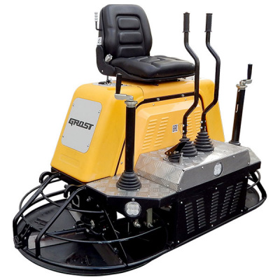 Затирочная машина бензиновая двухроторная GROST ZMD-1000